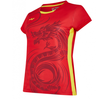 Yonex Dragon Swoosh T-Shirt Womens Red 2022